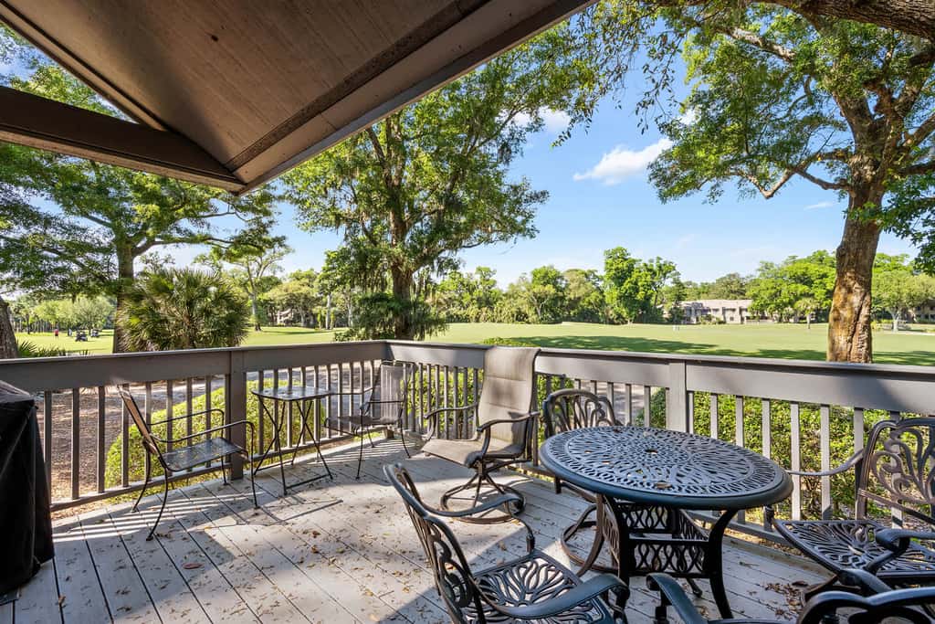 Golf course-view condo near beach with pool & private deck - dog-friendly