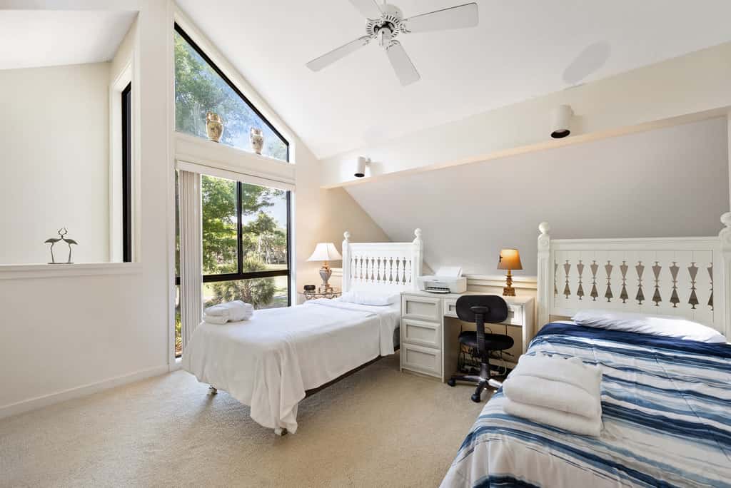 Golf course-view condo near beach with pool & private deck - dog-friendly