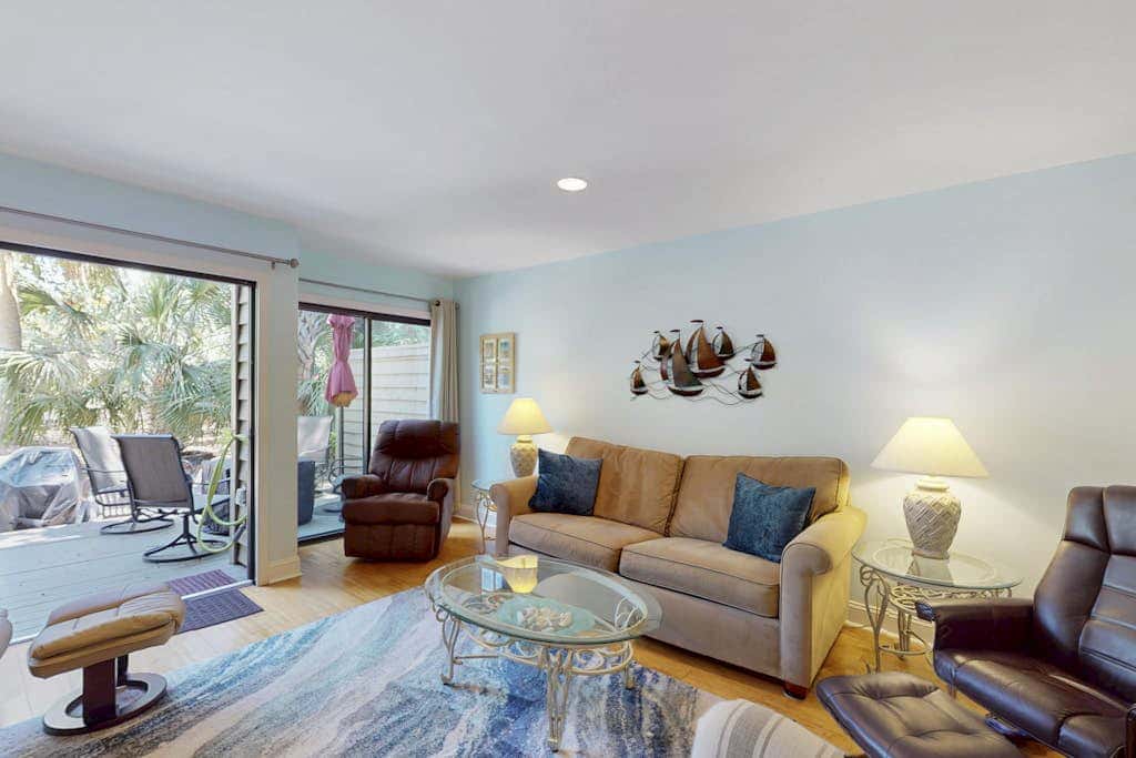 Sunlit Sea Escape with Al Fresco Dining, Loft, Grill, Shared Pool