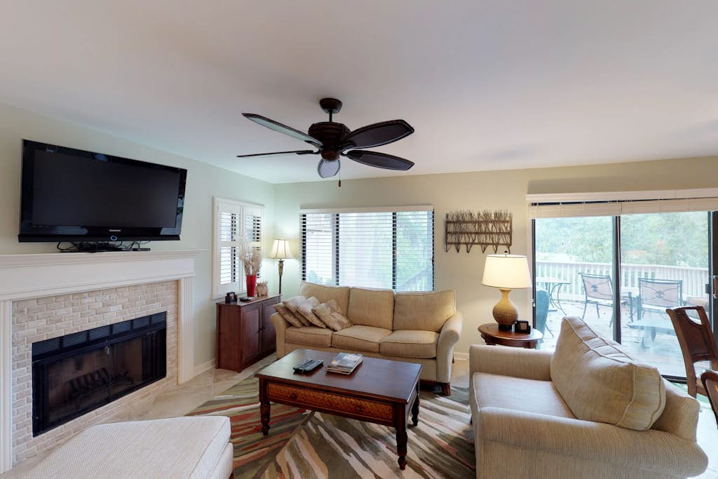 Lagoon-View Condo with Private Deck, Shared Pool & Easy Beach Access