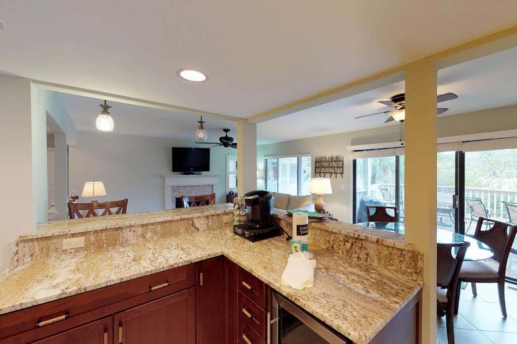 Lagoon-View Condo with Private Deck, Shared Pool & Easy Beach Access