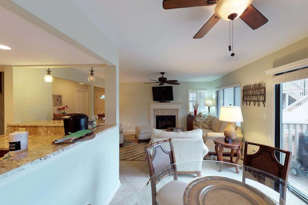 Lagoon-View Condo with Private Deck, Shared Pool & Easy Beach Access