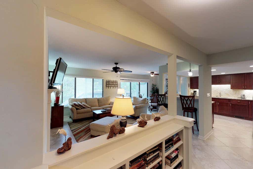 Lagoon-View Condo with Private Deck, Shared Pool & Easy Beach Access