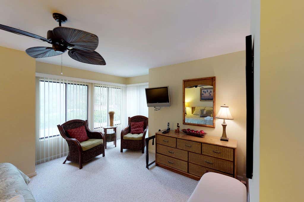 Lagoon-View Condo with Private Deck, Shared Pool & Easy Beach Access