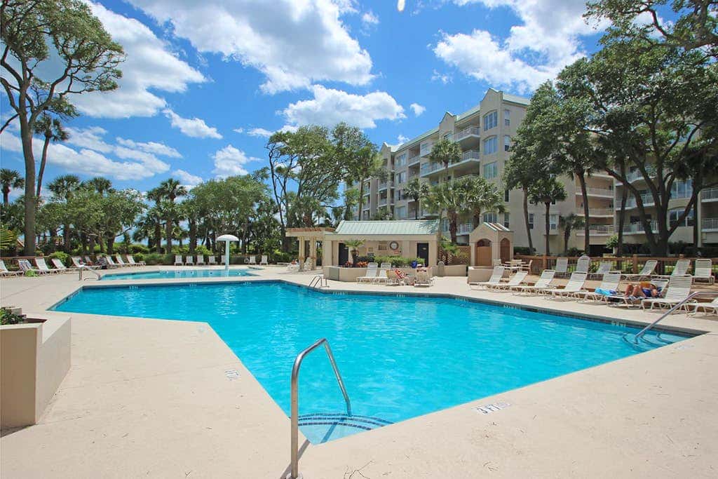 Spacious updated oceanfront condo with shared pools,  hot tub & beach access