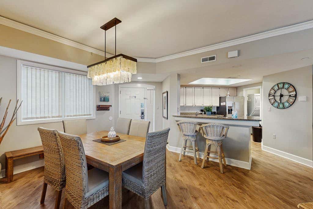 Spacious updated oceanfront condo with shared pools,  hot tub & beach access