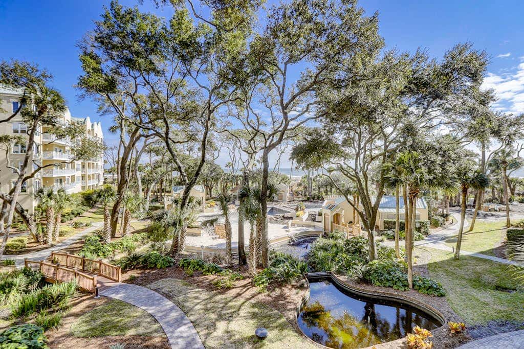 Spacious updated oceanfront condo with shared pools,  hot tub & beach access
