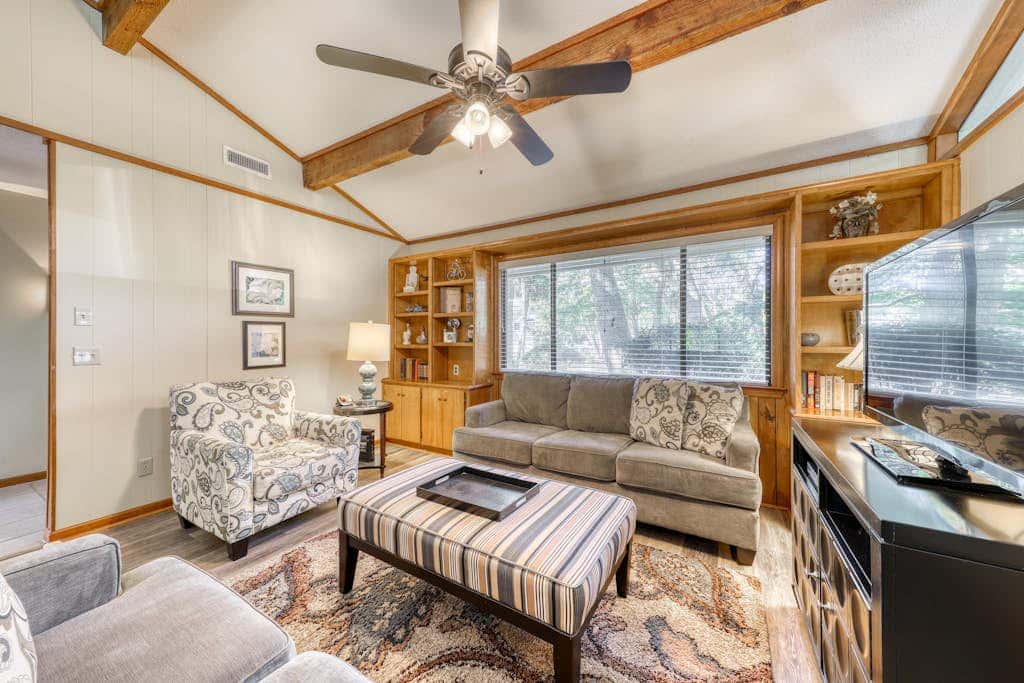Pet Friendly Beach Getaway with Private Pool & Big Backyard Easy Walk to Beach