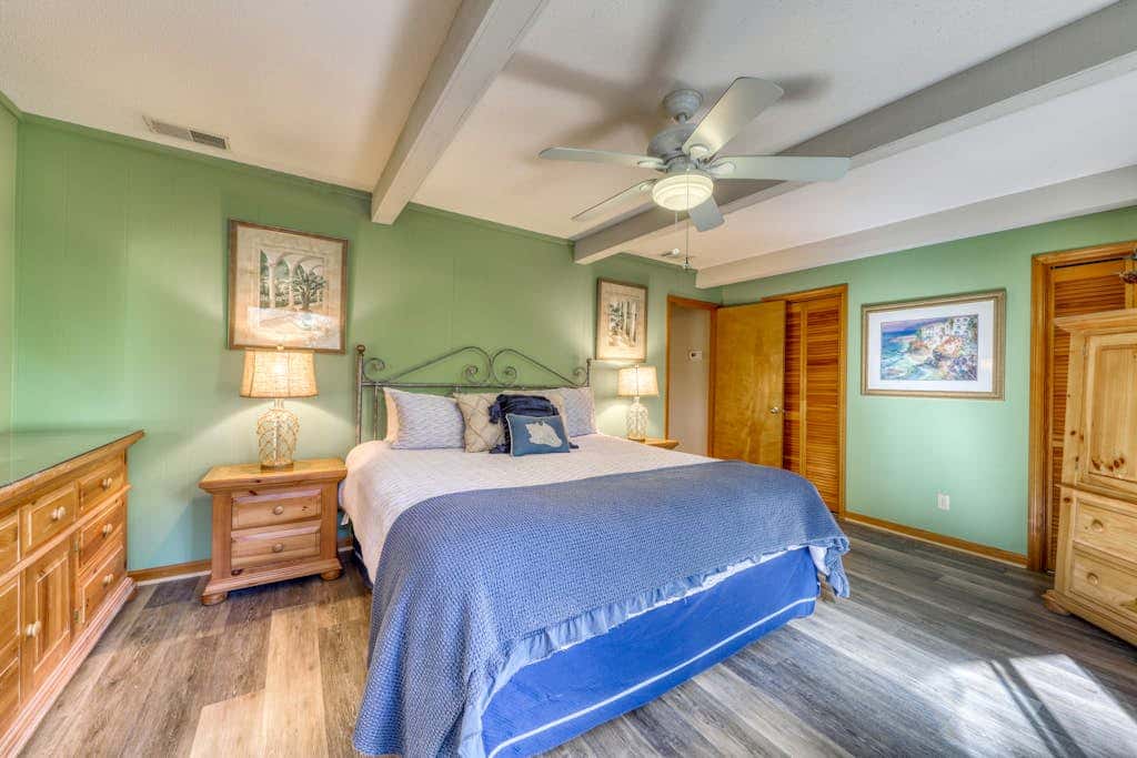 Pet Friendly Beach Getaway with Private Pool & Big Backyard Easy Walk to Beach