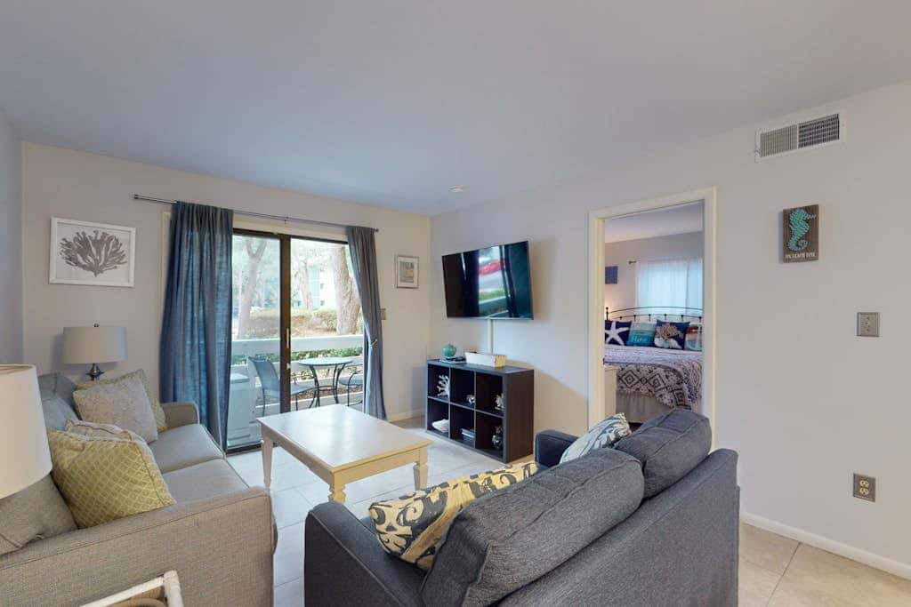 Coastal Retreat with Patio, Shared Pools, Tennis & Playground - Walk to Beach