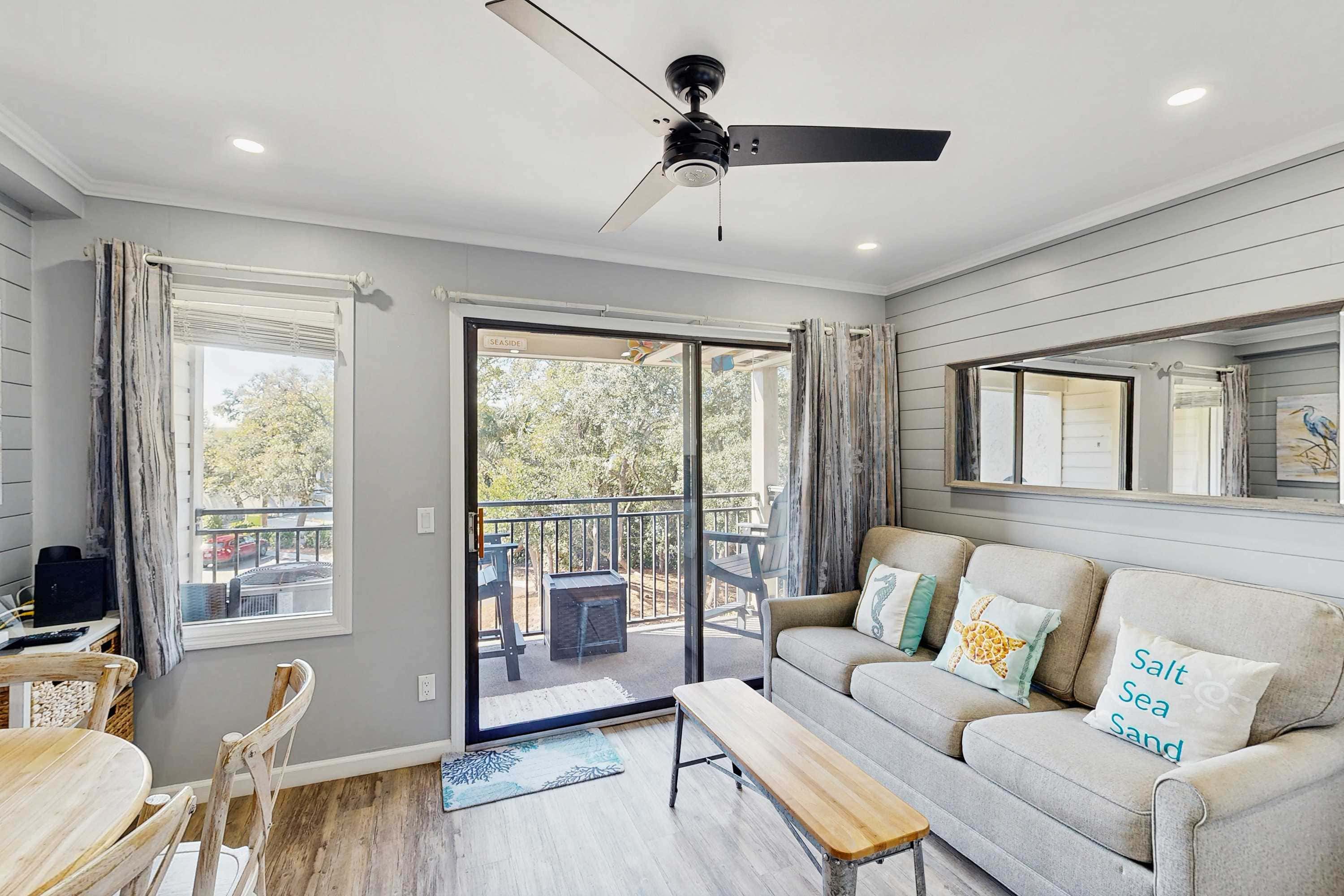 Newly Renovated Coastal Condo with Ocean-View Balcony, Shared Pool & Easy Beach Access