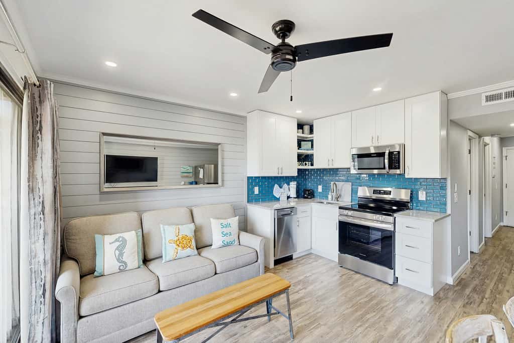 Newly Renovated Coastal Condo with Ocean-View Balcony, Shared Pool & Easy Beach Access