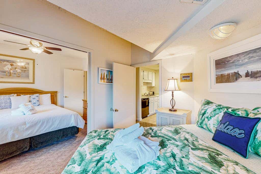 Close to beach with pool, tennis, pool  & private balcony