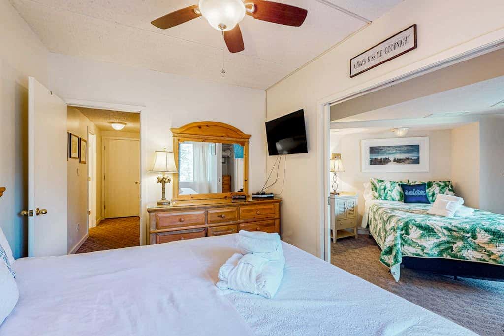 Close to beach with pool, tennis, pool  & private balcony