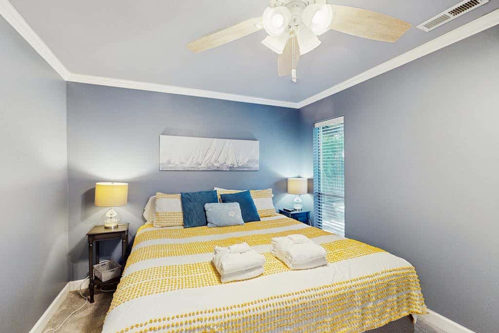 Home with private pool, fenced in yard, dog-friendly, walk to beach