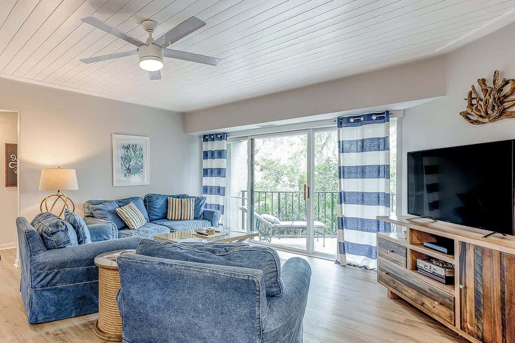 Villa with pool, tennis courts, & private patio - walk to the beach