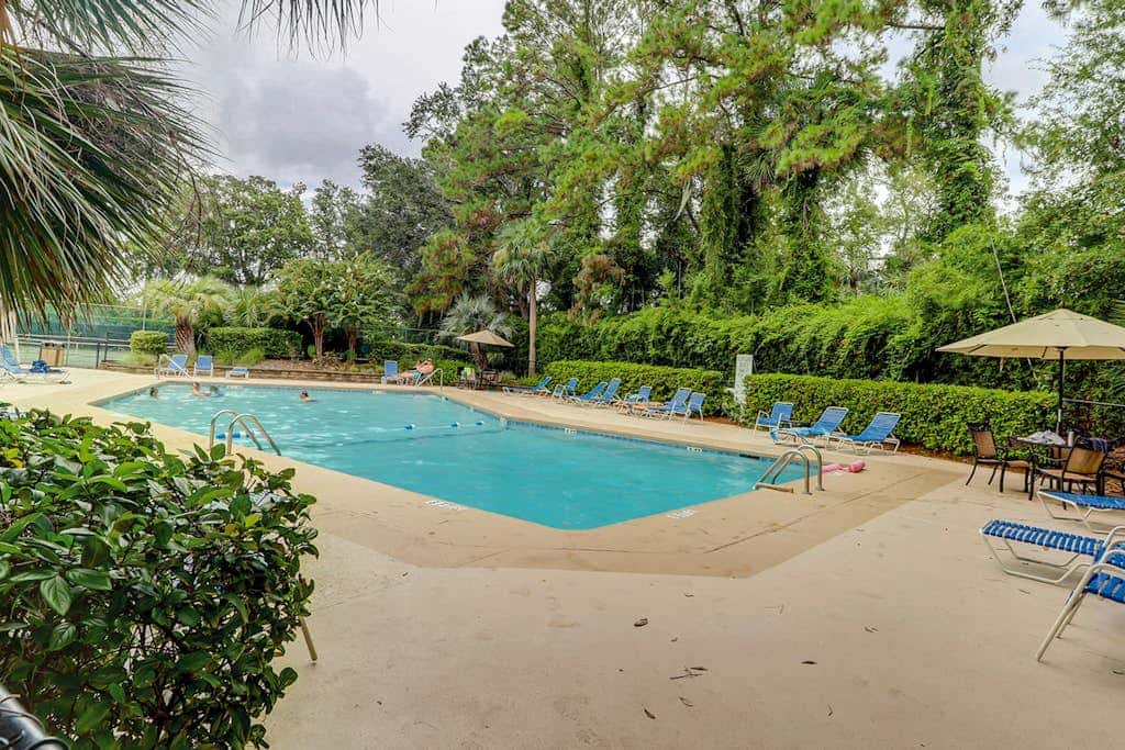Villa with pool, tennis courts, & private patio - walk to the beach