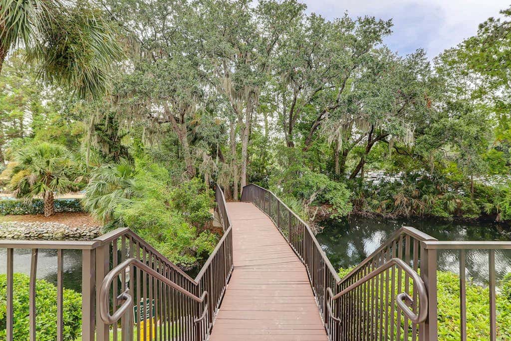 Villa with pool, tennis courts, & private patio - walk to the beach