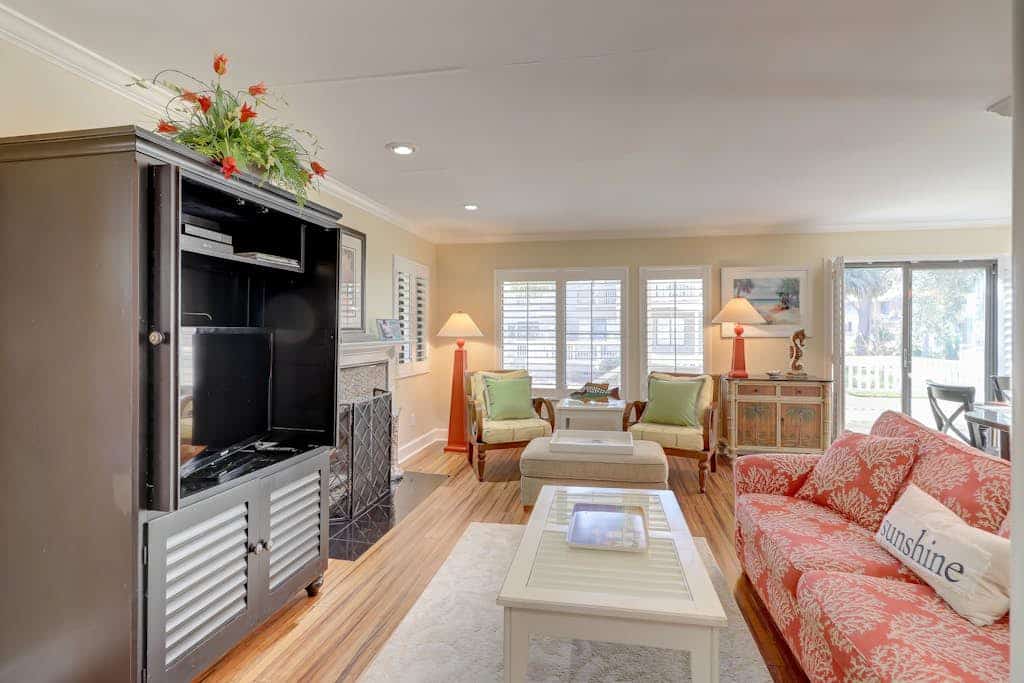     Coastal Villa with Spacious Deck, Pool & Walk to Beach