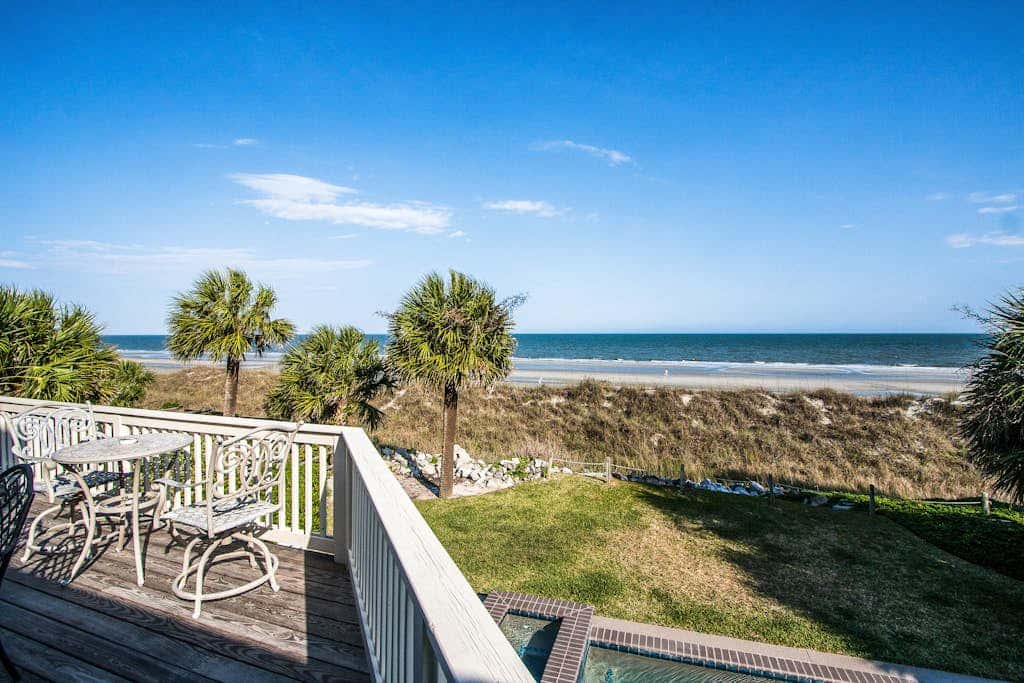 Beachfront home with private pool, expansive deck & breathtaking views