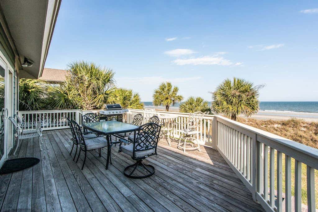 Beachfront home with private pool, expansive deck & breathtaking views