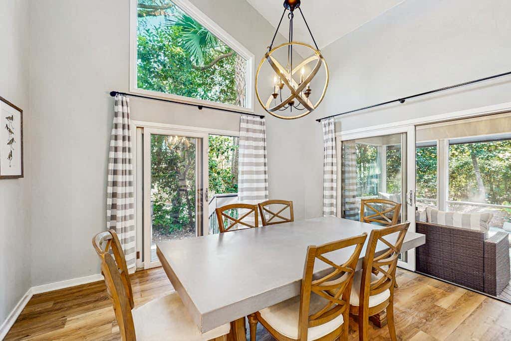 Fully Renovated Sea Pines Home w Private Pool Six Rows from the Water  Dogs OK