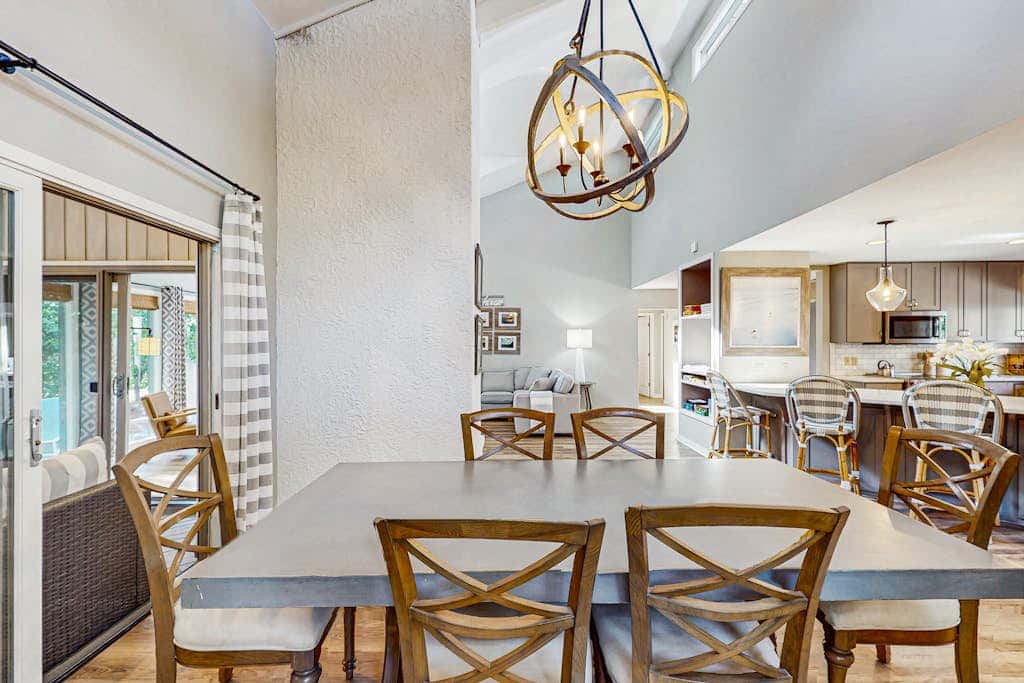 Fully Renovated Sea Pines Home w Private Pool Six Rows from the Water  Dogs OK