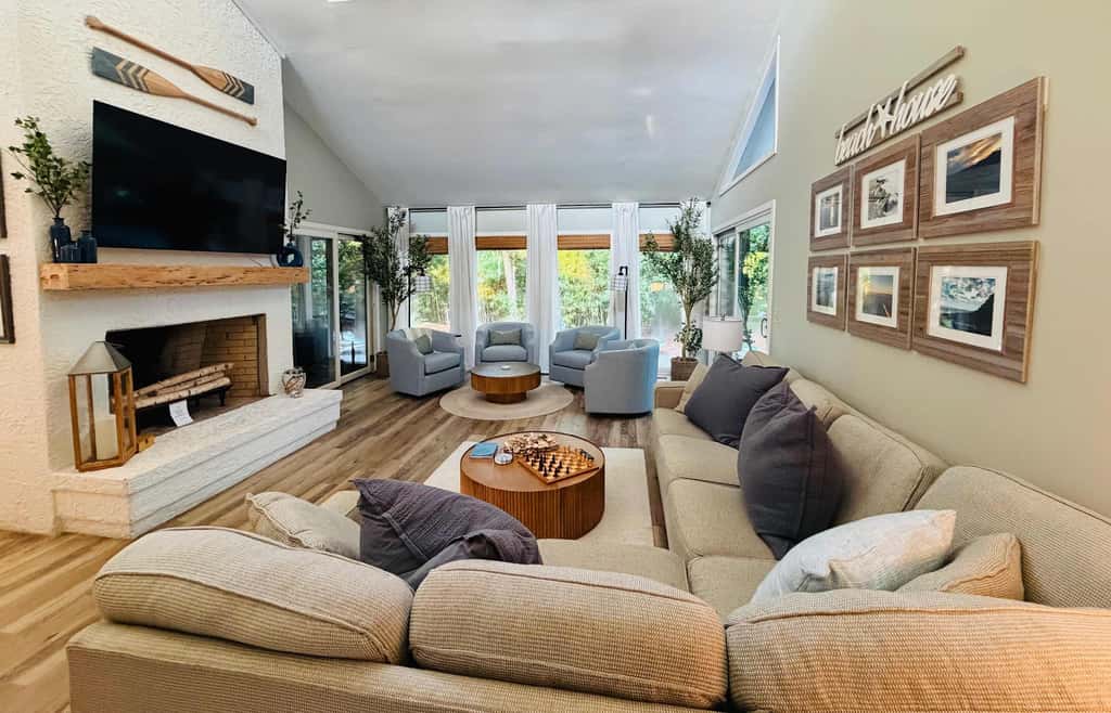 Fully Renovated Sea Pines Home w Private Pool Six Rows from the Water  Dogs OK