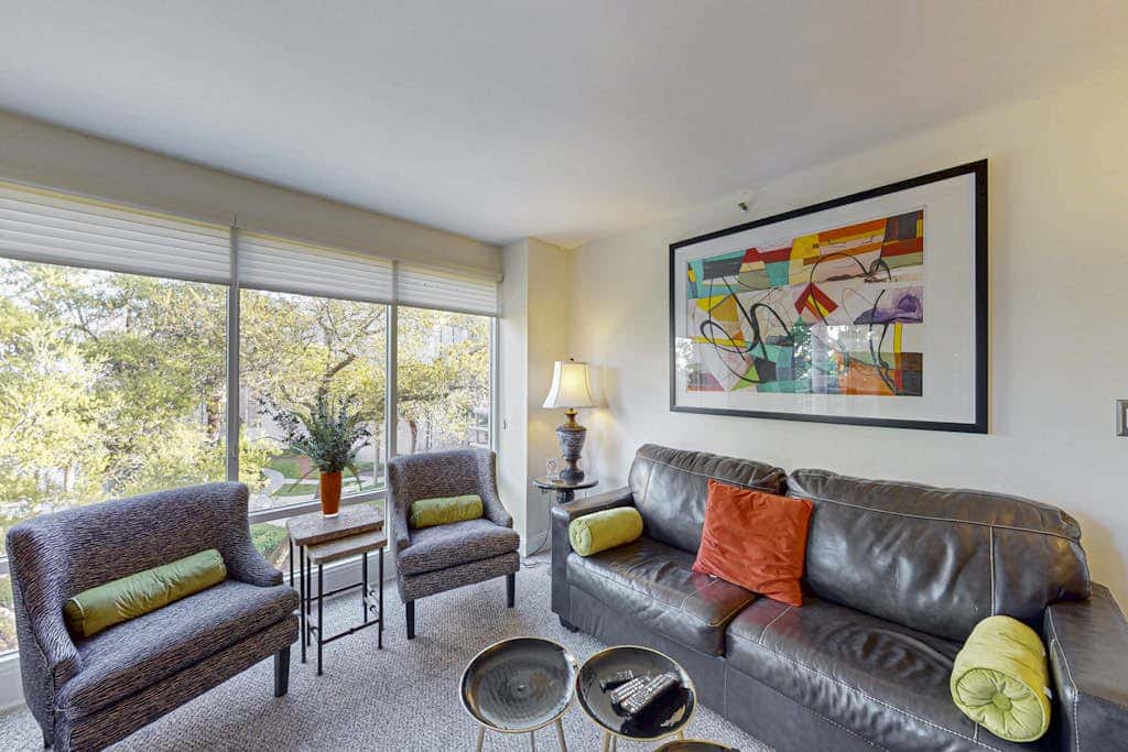 Island condo with beach access and balcony view  close to golf