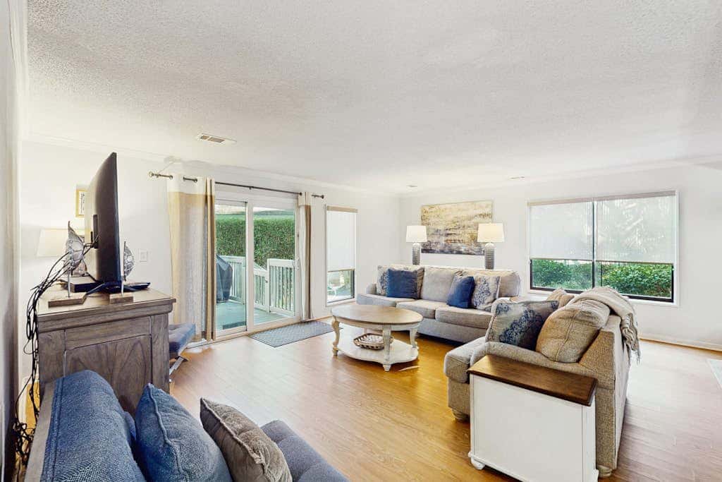 Dog Friendly Home Near Golf & Beach with Shared Pool, Gated Back Deck, & Fast WiFi