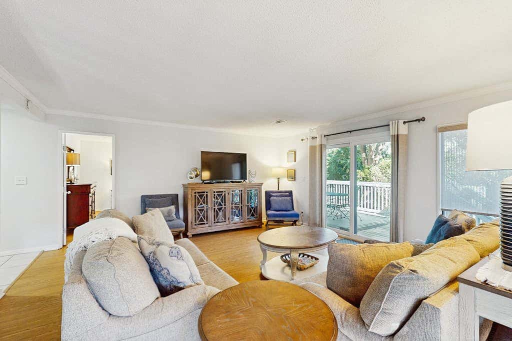 Dog Friendly Home Near Golf & Beach with Shared Pool, Gated Back Deck, & Fast WiFi