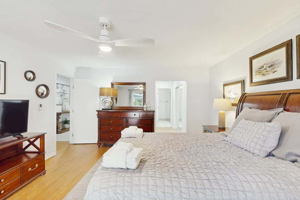Dog Friendly Home Near Golf & Beach with Shared Pool, Gated Back Deck, & Fast WiFi