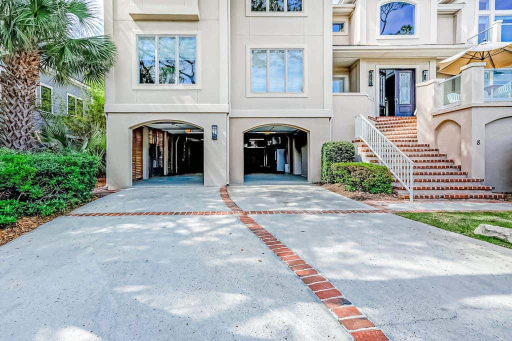 Prime location w/ private pool, elevator, game room and upper level water view 