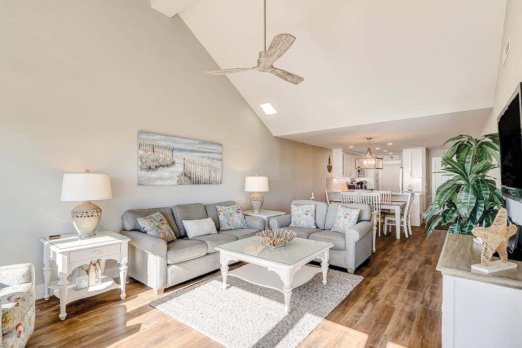 Newly-renovated ocean front condo on the 5th floor with a private balcony