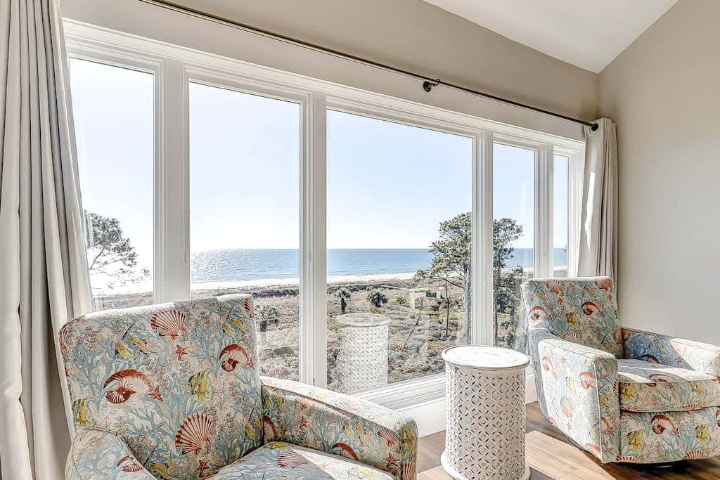 Newly-renovated ocean front condo on the 5th floor with a private balcony