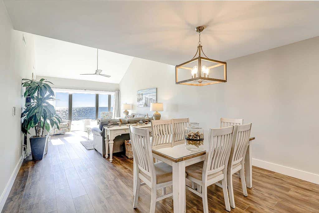 Newly-renovated ocean front condo on the 5th floor with a private balcony