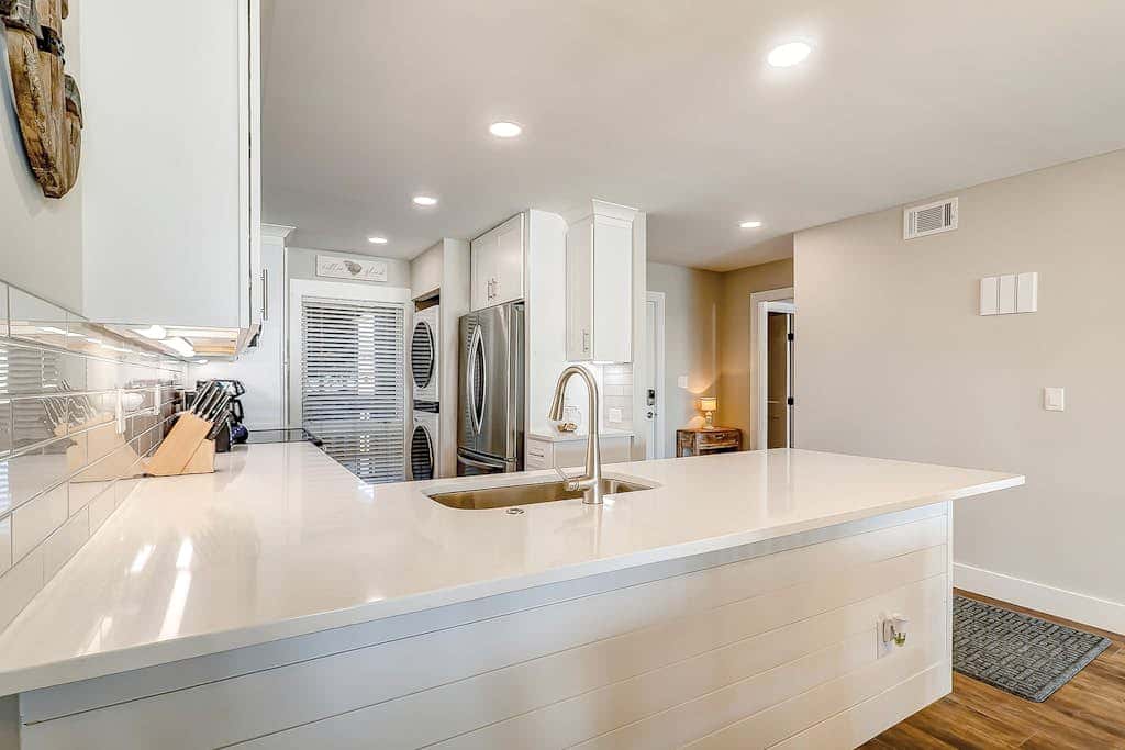 Newly-renovated ocean front condo on the 5th floor with a private balcony