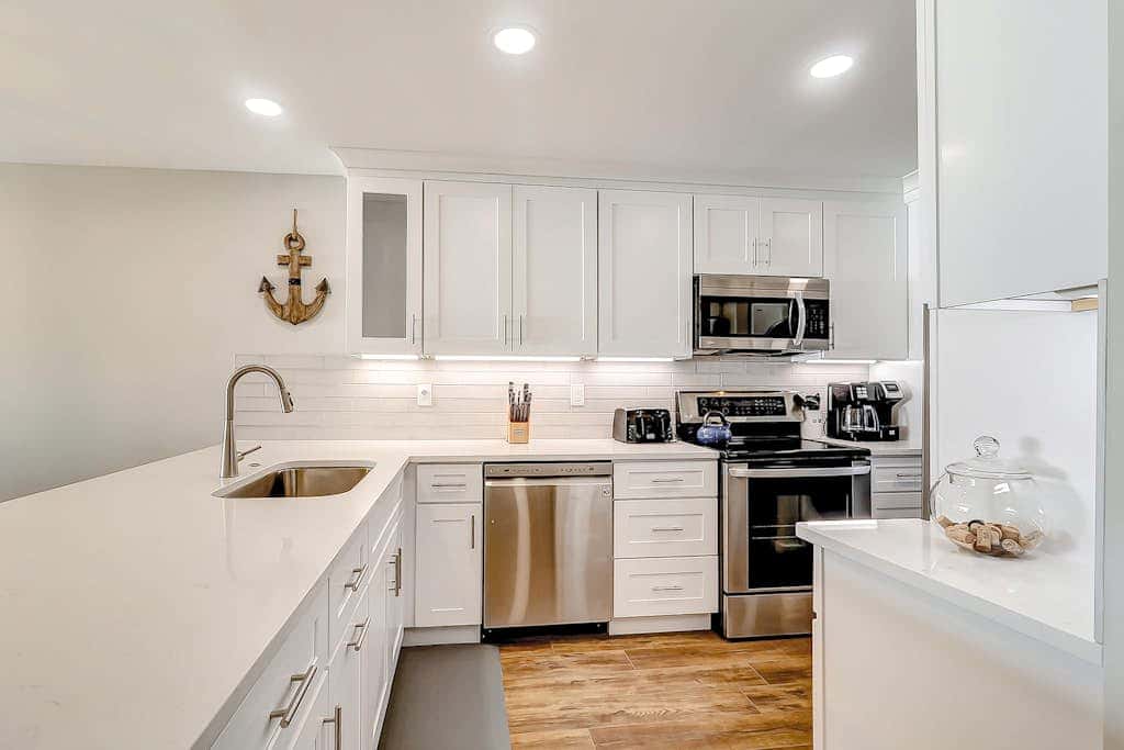 Newly-renovated ocean front condo on the 5th floor with a private balcony