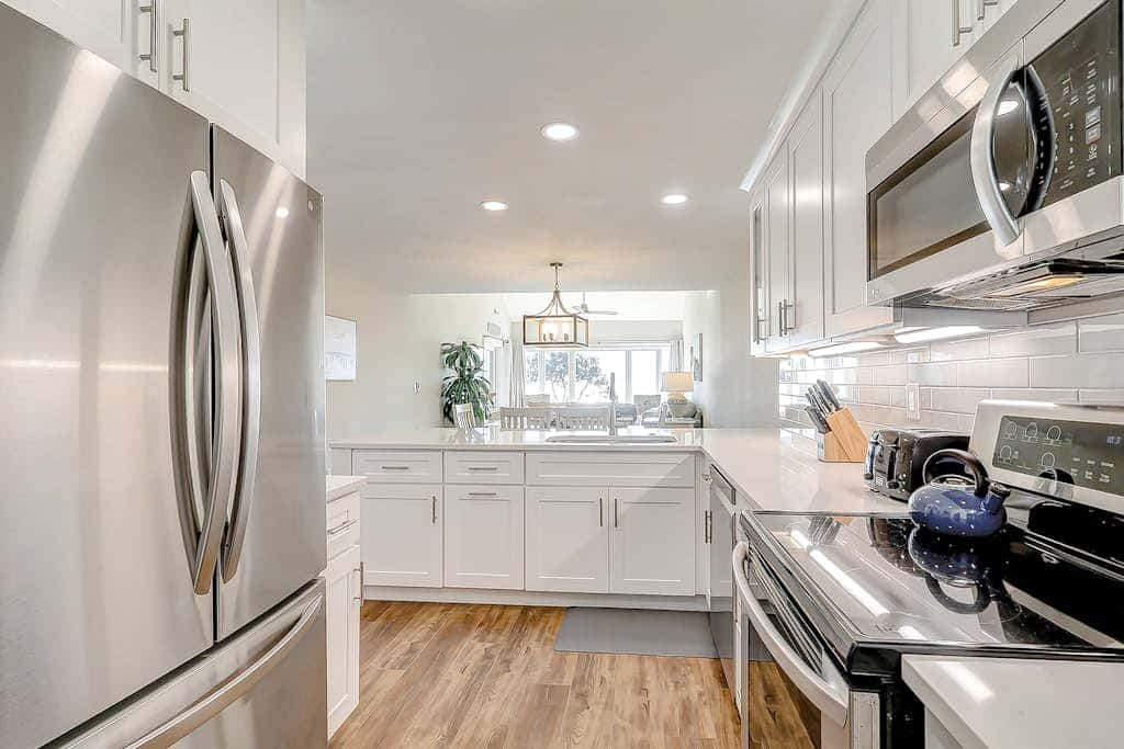 Newly-renovated ocean front condo on the 5th floor with a private balcony