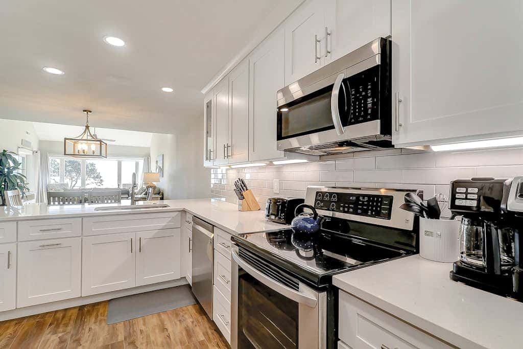 Newly-renovated ocean front condo on the 5th floor with a private balcony