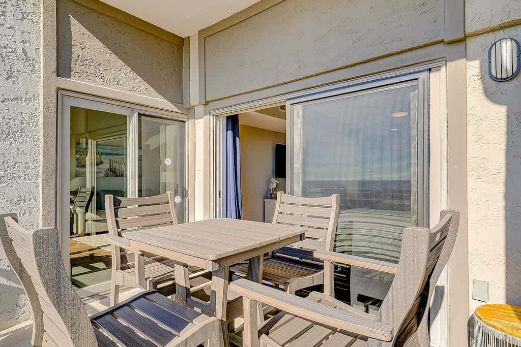 Newly-renovated ocean front condo on the 5th floor with a private balcony