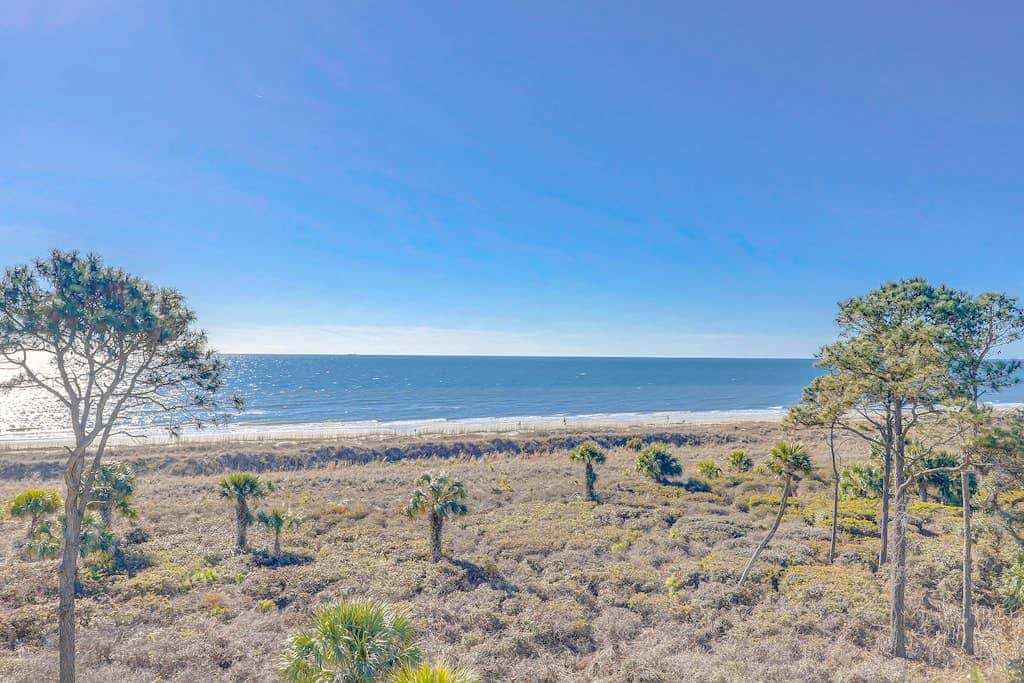 Newly-renovated ocean front condo on the 5th floor with a private balcony