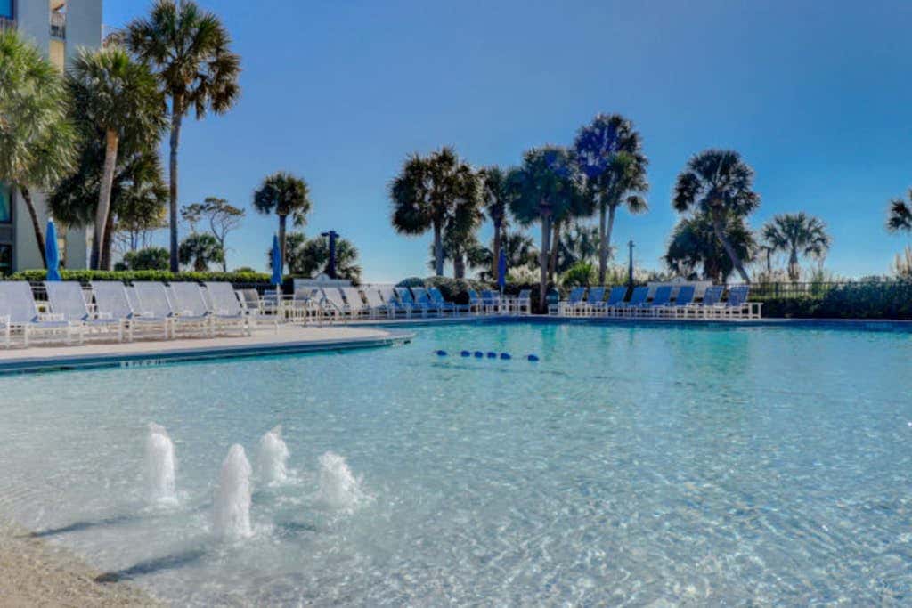 Newly-renovated ocean front condo on the 5th floor with a private balcony