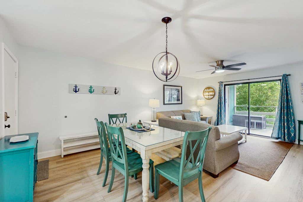 Coastal Chic Poolside Home w Large Balcony, Lagoon Views & Beach Access