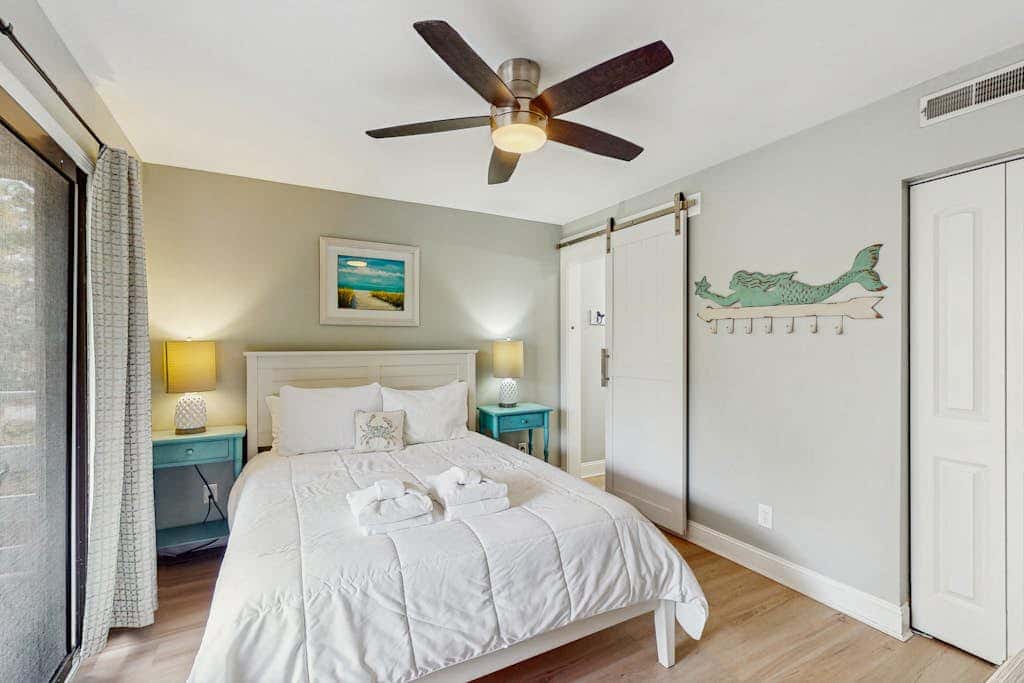 Coastal Chic Poolside Home w Large Balcony, Lagoon Views & Beach Access