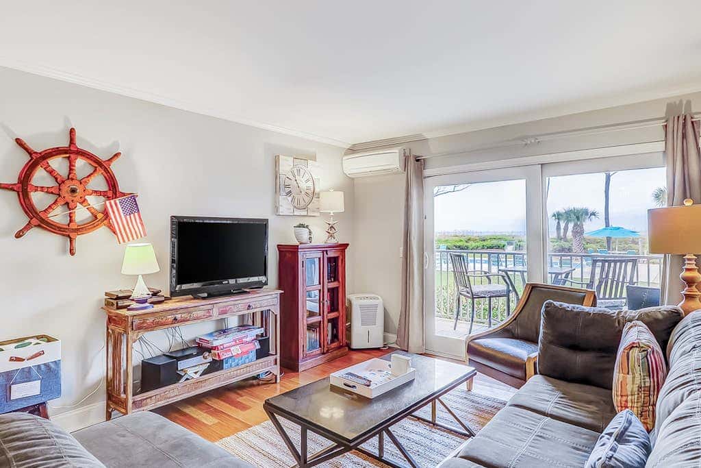 Ideal Island Villa with Shared Pool, Beach Access, Free WiFi, Private Balcony & More
