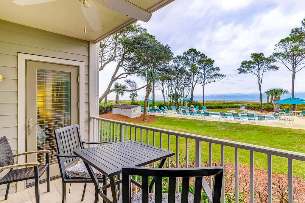 Ideal Island Villa with Shared Pool, Beach Access, Free WiFi, Private Balcony & More