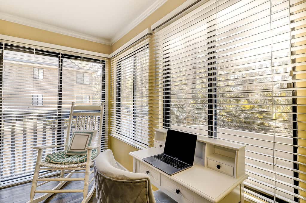 Relaxing First Floor Condo  Walk to Beach Spacious Deck Remote Work Setup 