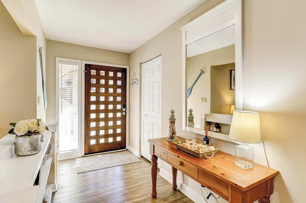 Relaxing First Floor Condo  Walk to Beach Spacious Deck Remote Work Setup 