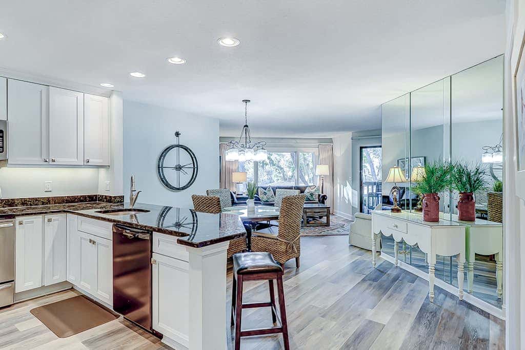 Stylish Villa with Fast WiFi, Shared Pool, & Hot Tub - Mile from the Beach